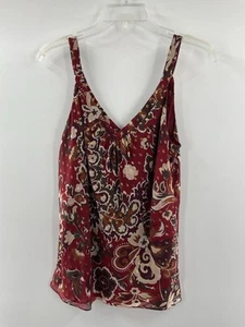 Ann Taylor Damen Gr.8 Ärmellos V-Ausschnitt Camisole Bluse Mehrfarbig 014 - Bild 1 von 5