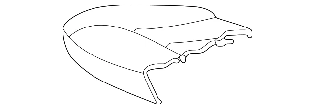 Capa de assento genuína GM 22688862 - Imagem 1 de 2