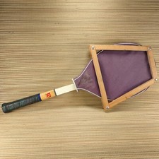 Vintage Wilson Maureen Connolly Autograph Wooden Tennis Racket Case Frame