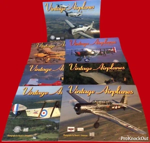 VINTAGE AIRPLANES CALENDARS TRANSPORTATION MUSEUM OWLS HEAD MAINE LOT OF 7 - Picture 1 of 23