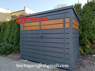 2,5x1,5 PREMIUM Metallgar ge Blechgarage GERÄTESCHUPPEN Garage Container Laube - Bild 1 von 3