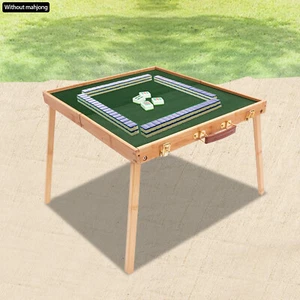 Moderna Mesa de Mahjong Plegable Portátil con Mango Duradero Bloqueo Hebilla Juego de Regalo - Imagen 1 de 21