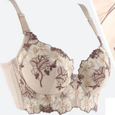Floral Bralette Push Up Bra Lace Bra for Women Sexy Lingerie Top Underwear Large - Image 1 of 4