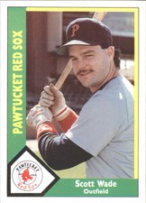 1990 Pawtucket Red Sox CMC #23 Scott Wade