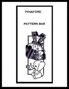 Pinafore Beach Summer Dress Frock Sewing Pattern Sundress GIRL 2-4-6 Mail #848 - Picture 1 of 4