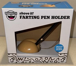 Farting Butt Pen Holder Shove It to Hear Fart by BIGMOUTH. NEW in Box. - Picture 1 of 7