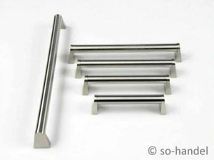 Echt Edelstahl Griff Möbelgriffe Schrankgriffe Schubladengriffe Küchengriffe - Bild 1 von 6
