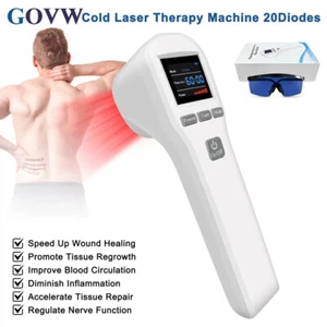 650nm+808nm Cold Laser Therapy Device LLLT Pain Relief Soft Red Light Treatment - Picture 1 of 13