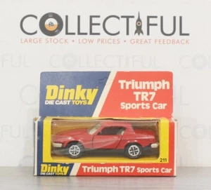 DINKY - #211 TRIUMPH TR7 - 1975 DIECAST *BEAUTY* MINT IN UNPUNCHED BOX🔥 - Picture 1 of 4