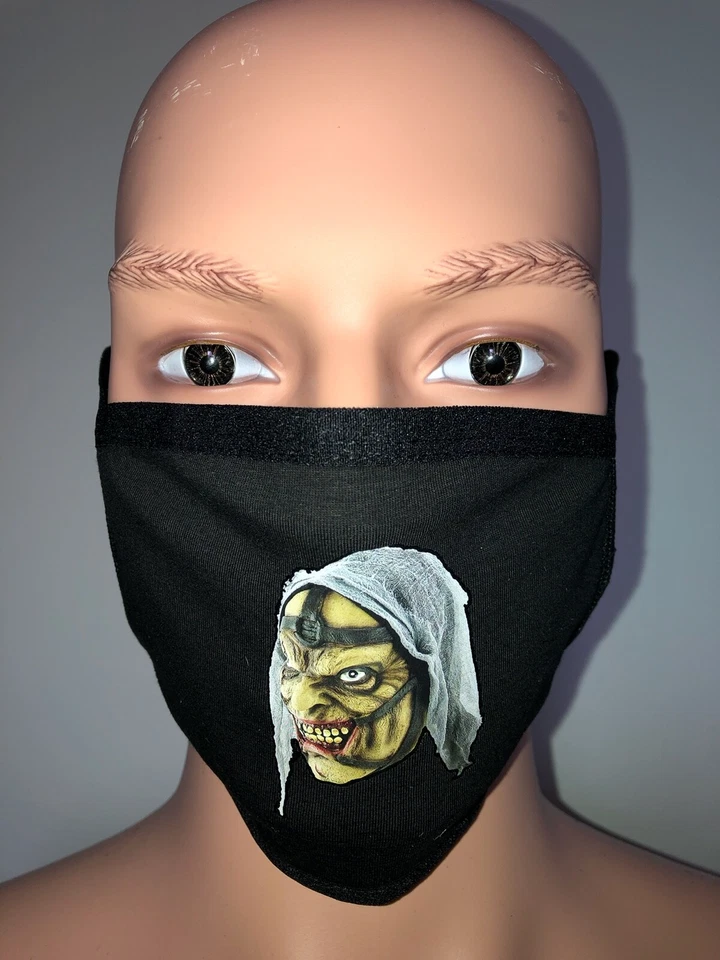 Evil Sorcerer Scary Clown Face Mask Pack Of 5 Masks - Image 1 of 1