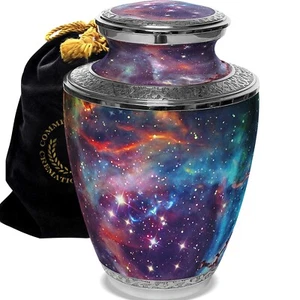 Cosmic Galaxy Cremation Urn, Cremation Urns Adult, Urns for Human Ashes - Picture 1 of 10