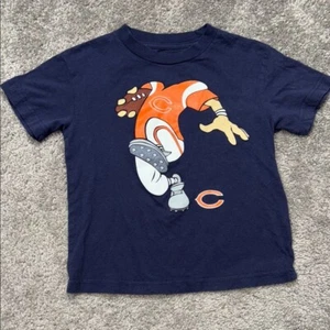 Chicago Bears boys size 5/6 Blue and Orange Chicago Bears Short Sleeve Tee - Picture 1 of 3