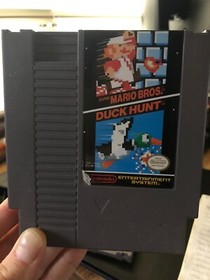 GENUINE Super Mario Bros. Duck Hunt NES Nintendo 1985 VIDEO GAME CARTRIDGE ONLY