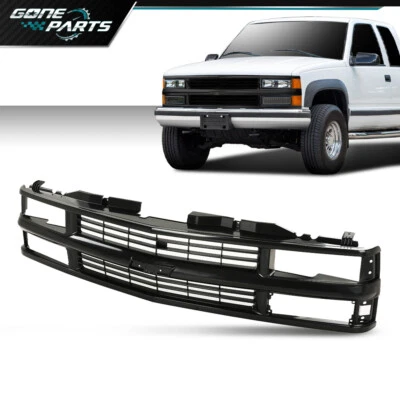 Black Grille Grill Fit For 94-98 Chevy C/K Pickup Suburban Tahoe 95 96 97 Foto 1 de 4