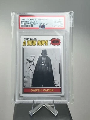2023 Topps Star Wars, 1977 Darth Vader #71 PSA 10 - Image 1 of 2