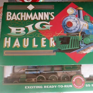 Vintage Bachmann Big Hauler Train Lokomotive & Wagen Spur G ohne Spur Nr. 90-0100 - Bild 1 von 12