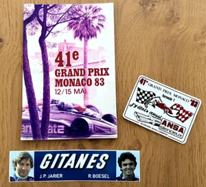 1983 41st 41e Monaco Monte Carlo Formula 1 F1 Grand Prix - Official Programme - Picture 1 of 18