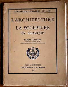 1928 L'architecture et La Sculpture en Belgique Antique Architecture Book - Picture 1 of 11