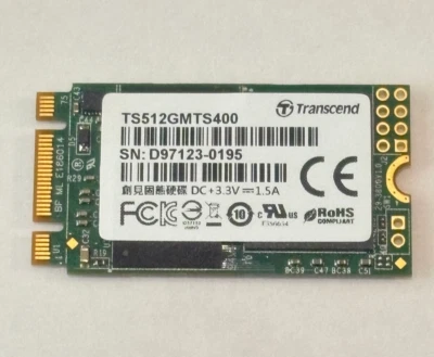 Genuine Transcend TS512GMTS400 512GB SATA III 6Gb/s M.2 SSD - Image 1 of 2