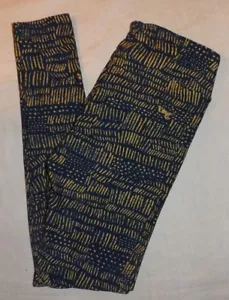 Neu Damen LULAROE blau & gelb Einhorn Leggings Größe OS - Bild 1 von 2