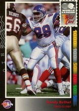1992 Wild Card WLAF Football Trading Cards Pick From List
