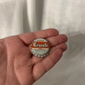 Vintage Crush Orange Soda, Cork Lined bottle cap; 1950's; NOS; (PITTSBURGH, PA) - Picture 1 of 5