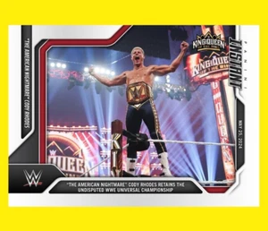 2024 Panini Instant WWE Cody Rhodes RETAINS CHAMP 1/119 SP King & Queen #31 🔥 - Picture 1 of 3