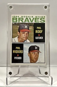 1964 TOPPS #541 PHIL NIEKRO BRAVES ROOKIE - Picture 1 of 2