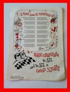 A Visit From St. Nicholas Lytton's Dept Store The Night Before Christmas Promo - Picture 1 of 2