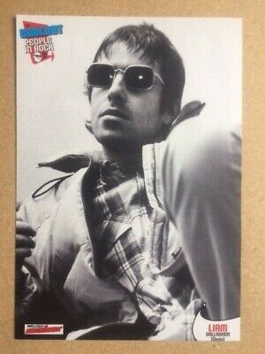 LIAM GALLAGHER OASIS Original Vintage Melody Maker  Coolest In Rock '98  Poster • 12.01£