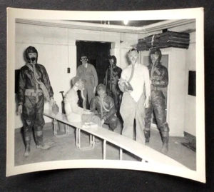 WWII Military Photograph Soldiers Wearing Gas Masks #3 - Picture 1 of 3