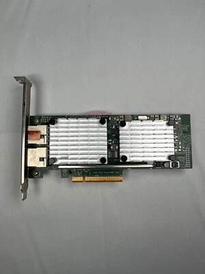 QLogic QLE3442-RJ BC0110403 Dual Port10GbE RJ-45 PCIe Network Adapter Full Heigh - Image 1 of 4