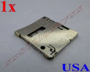 1x SIM Card Reader Tray Socket For Samsung Galaxy Tab Pro 10.1 SM-T525 USA - Picture 1 of 4