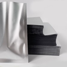 100 pcs Mylar Bags Aluminum Foil Flat Packaging Bag Storage Pouch for Bulk Food