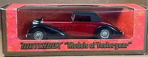 NIB Matchbox Models Of Yesteryear Y17 1938 Hispano Suiza FAST FREE SHIPPING - Picture 1 of 1