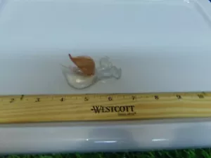 Vintage mundgeblasener Engel aus gesponnenem Glas - Bild 1 von 2