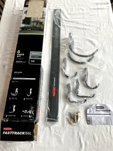Rubbermaid FastTrack Garage Storage Utility Hooks, Rail Hook Kit, 6 Piece,H Duty - Picture 1 of 9