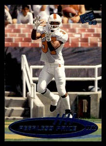 1999 Press Pass #17 Peerless Price Torquers Blue Tennessee Volunteers