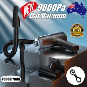 9000Pa Cordless Car Handheld Vacuum Cleaner Rechareable Dust Clean 120W 45000RPM - Picture 1 of 16