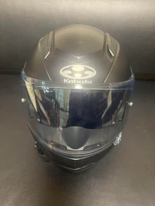 OGK Kabuto Full Face Helmet Matte Black Ryuki M Size F/S from Japan - Foto 1 di 12