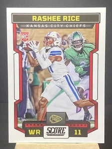 2023 Panini Score Rashee Rice RC #352 Chiefs - Picture 1 of 2