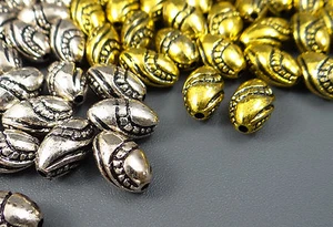 Perlen 20 Stk. 13x7mm Acryl Perle Spacer Oval Farbwahl Kunststoffperlen, P-34 - Bild 1 von 1