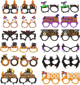 24 Pezzi Occhiali Festa Halloween, Carta Occhiali Divertenti, Interessanti Occhi - Foto 1 di 12