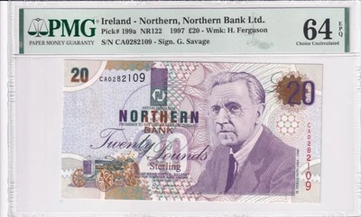 Northern Ireland 20 Pounds 1997 P-199a PMG 64 EPQ UNC banknote - Image 1 of 4