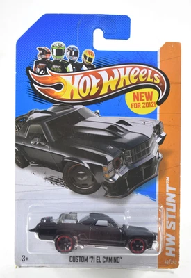 Chevy El Camino 2012 1/64 diecast Hot Wheels Stunt Black Custom '71 Foto 1 de 3