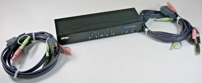 ATEN CS1764A 4 Port KVM-Umschalter DVI USB 1920 x 1200 Pixel - Bild 1 von 4