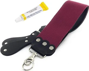 Handmade 3"X26" Leather Straight Razor Sharpening Honing Strop Harold Balm Paste - Picture 1 of 7