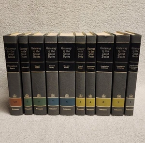 Gateway to the Great Books 1963 Encyclopedia Britannica Complete 10 Volume Set - Picture 1 of 6