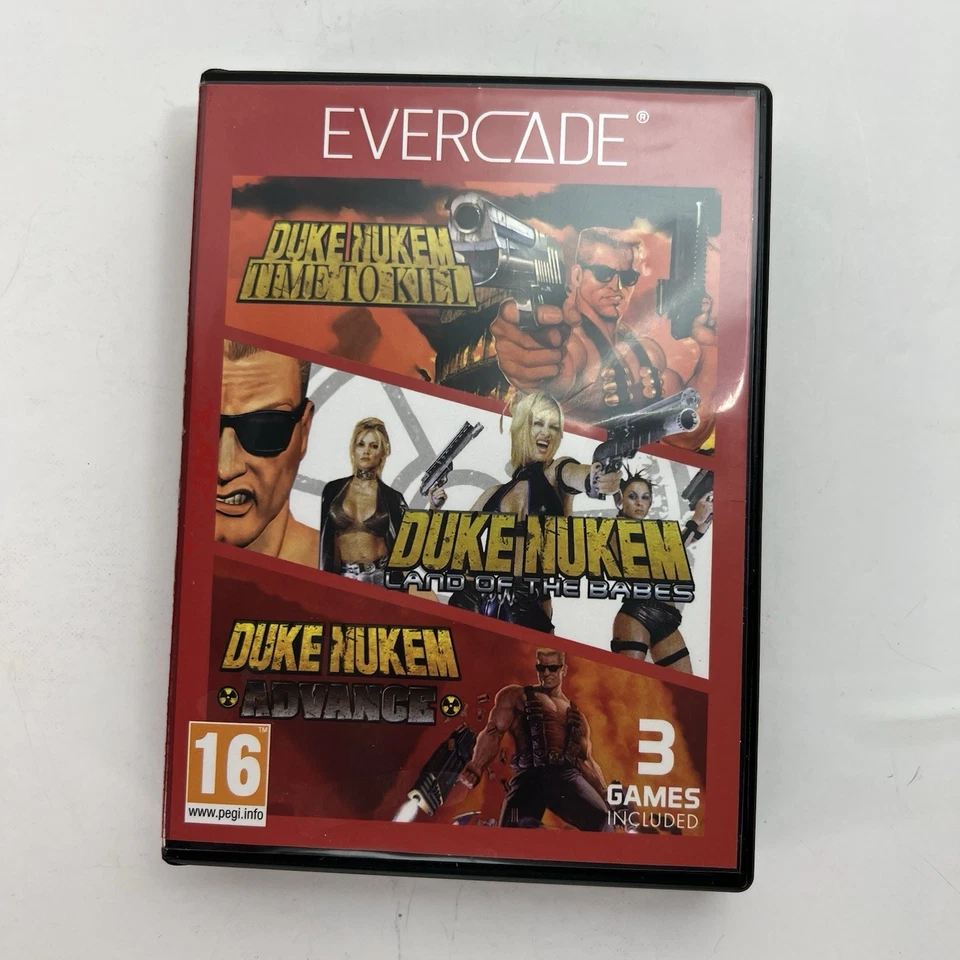 NEW, Not Sealed, Evercade DUKE NUKEM COLLECTION 2 Video Game Cartridge - Image 1 of 4