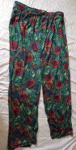 Jurassic Park T-Rex Lounge Hose Dinosaurier Print Grün Gummibund Unisex XXL - Bild 1 von 6